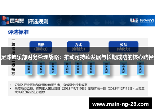 足球俱乐部财务管理战略：推动可持续发展与长期成功的核心路径