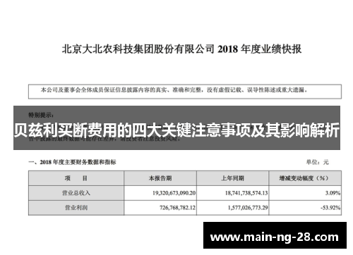 贝兹利买断费用的四大关键注意事项及其影响解析