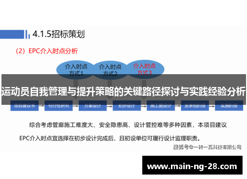 运动员自我管理与提升策略的关键路径探讨与实践经验分析